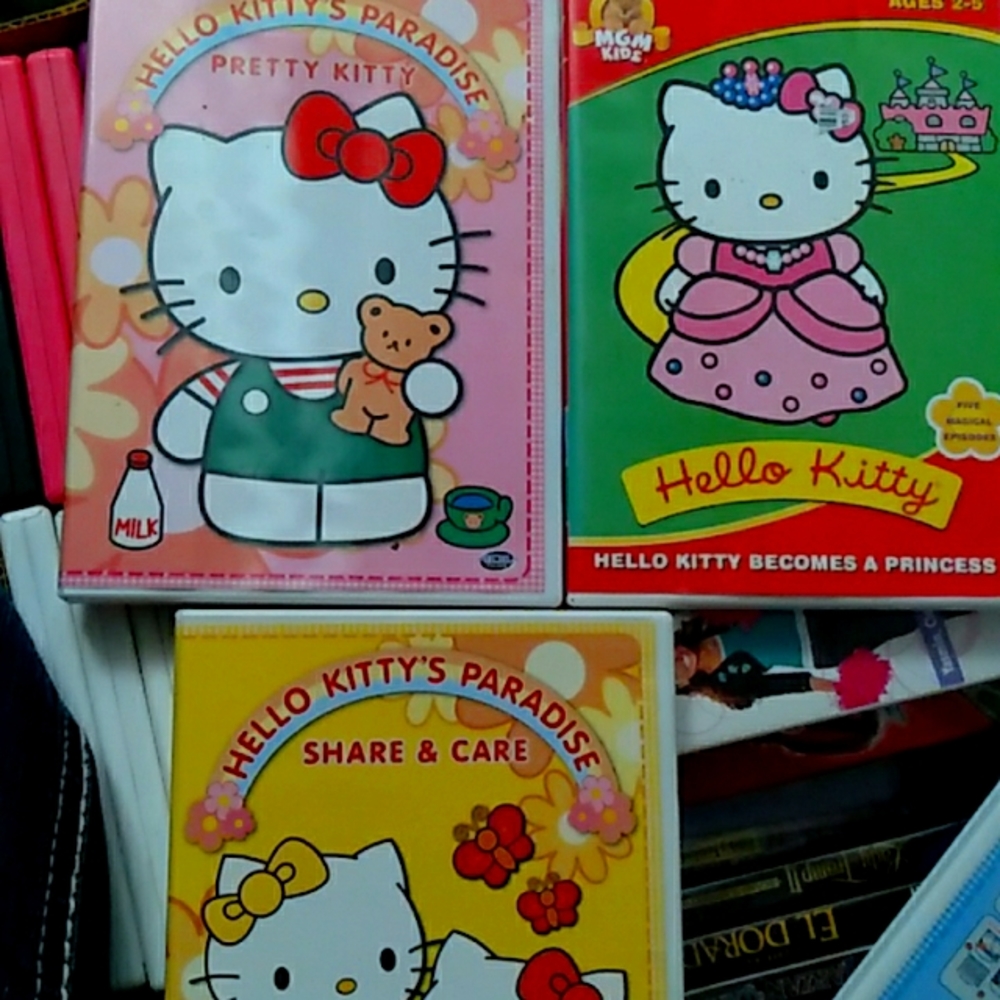 Hello Kitty DVD set of three